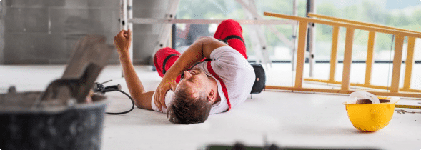 man lying on the floor